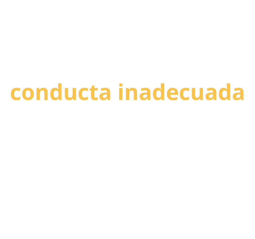 Reconoce una conducta inadecuada